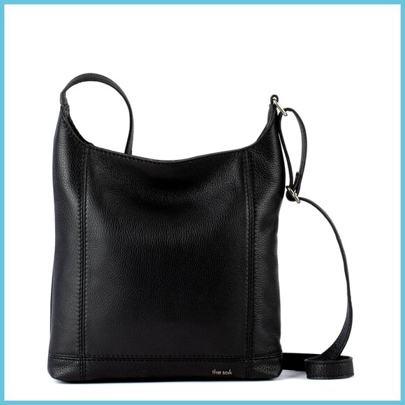 Premium Leather Crossbody Bag with Adjustable Strap and Zipper Closure
